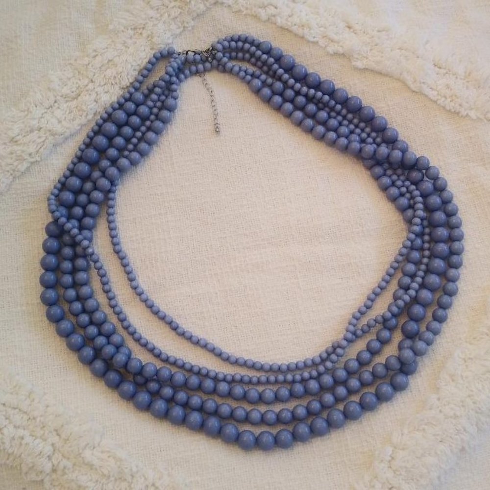 Multi Strand Graduated Bead Necklace